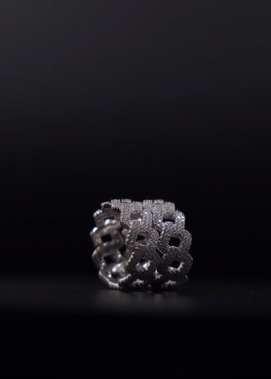 Iced Cuban Link Ring